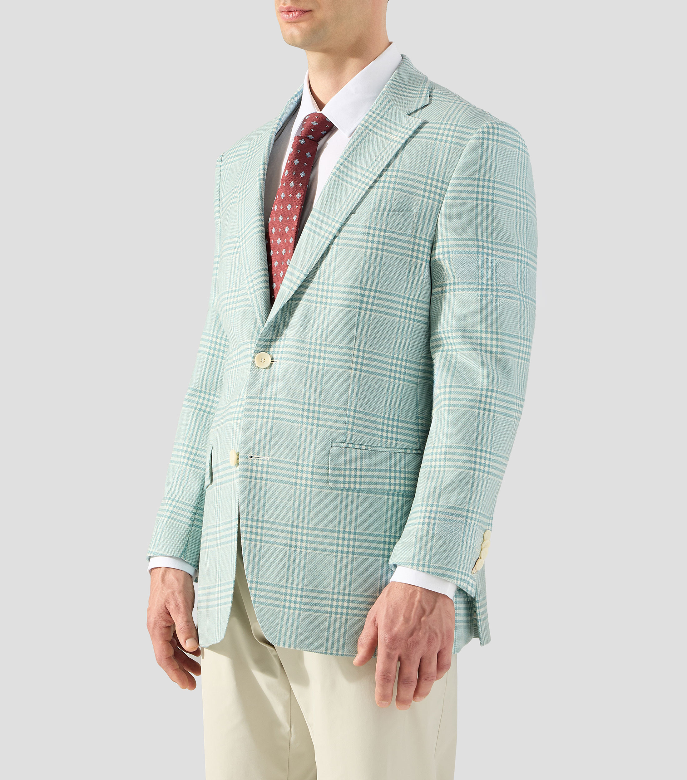 Saco de cuadros Hombre